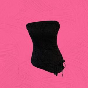 Almost Famous Black Lace Tube